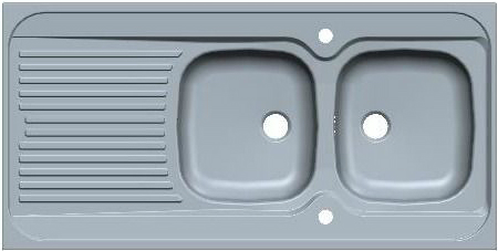 Alveus CLASSIC 100 NAT-60 1200X6002X правая1071240 кухонная мойка