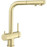 Blanco FONTAS-S II satin gold смеситель с подключением фильтра