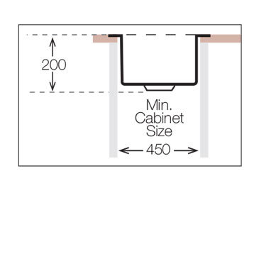 TopZero ColorX TNL 400MATT GOLD ROSE мойка матовая медь