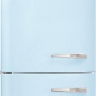 Smeg FAB32LPB5 отдельностоящий двухдверный холодильник стиль 50-х годов 60 см голубой No-frost