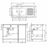 Alveus CLASSIC 100	LEI-60 1200X6002X правая1071240 кухонная мойка