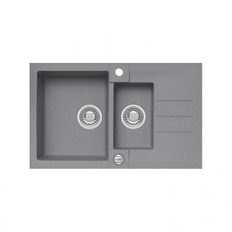 Alveus ROCK 70 GRANITAL CONCRETE-G81 780x480x180 1+1/2 кухонная мойка