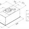 Kuppersberg IBOX 60 W встраиваемая вытяжка