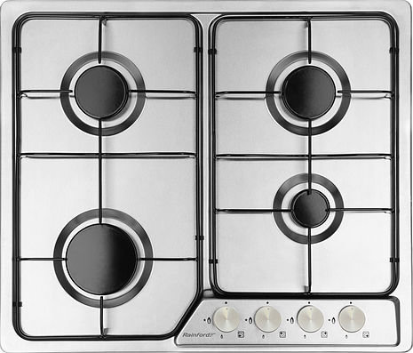 Rainford RBН-1604 М2 Inox газовая варочная поверхность