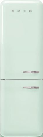 Smeg FAB32LPG5 отдельностоящий двухдверный холодильник стиль 50-х годов 60 см светло-зеленый