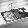 Alveus GLASSIX 10 RAL9005-90 (черный цвет) 860X5001X кухонная мойка