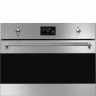Smeg SO4302M1X компактный электрический духовой шкаф с СВЧ