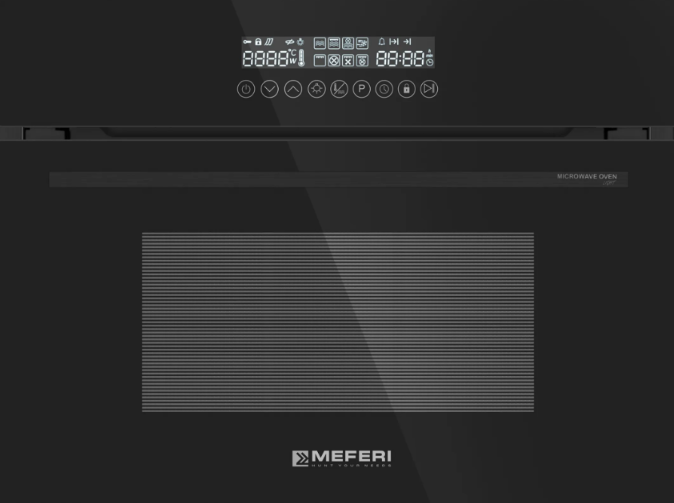 Meferi MEO607BK MICROWAVE электрический духовой шкаф с функцией СВЧ