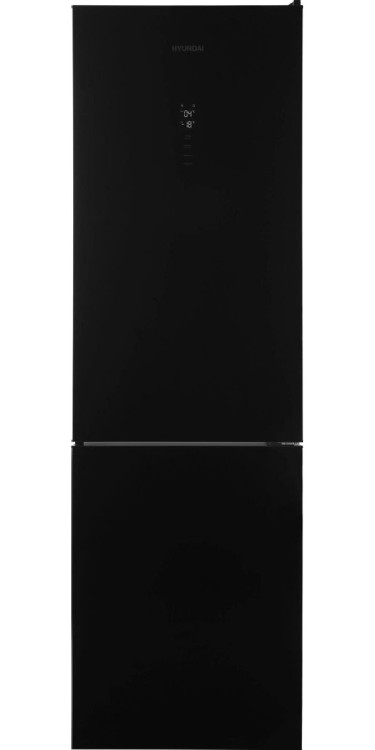 Hyundai CC35083F черное стекло холодильник