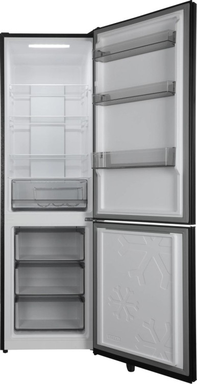 Hyundai CC35083F черное стекло холодильник