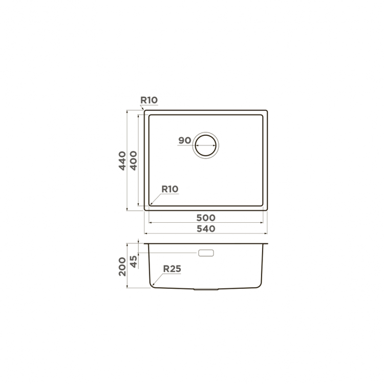 Omoikiri Tadzava 54-U I-IN Ultra мойка