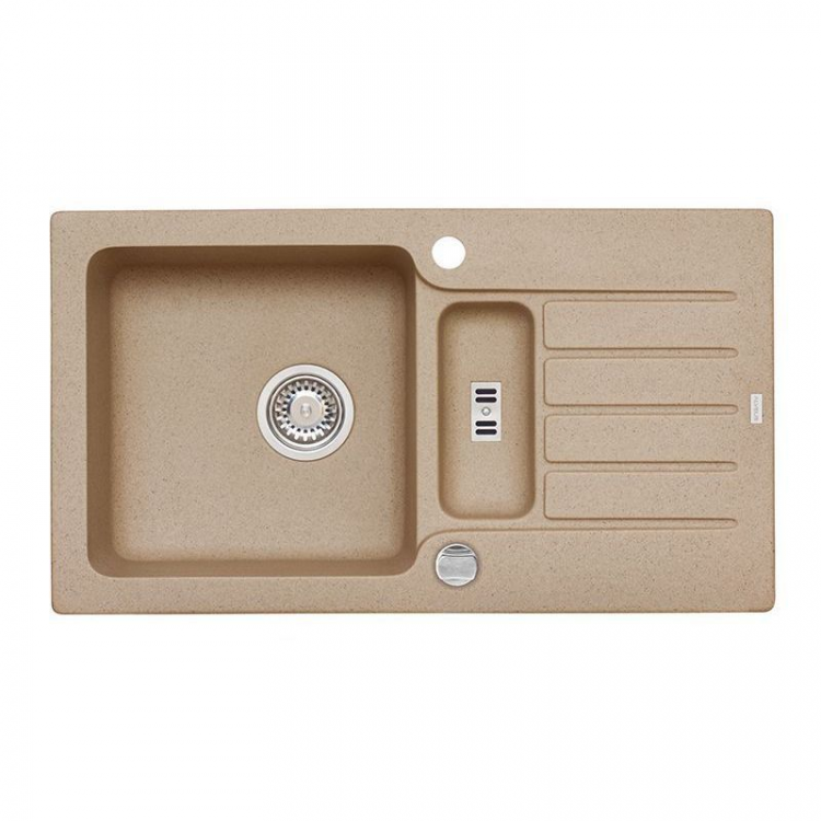 Alveus NIAGARA 70 GRANITAL BEIGE-G55 780x435x160 1+1/2 кухонная мойка