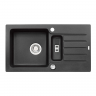 Alveus NIAGARA 70 GRANITAL CARBON-G91 780x435x160 1+1/2 кухонная мойка