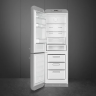 Smeg FAB32LSV5 отдельностоящий двухдверный холодильник стиль 50-х годов 60 см серебристый No-frost