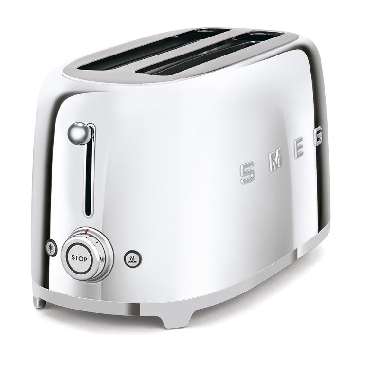 Smeg TSF02SSEU тостер на 4 ломтика хром
