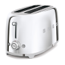 Smeg TSF02SSEU тостер на 4 ломтика хром