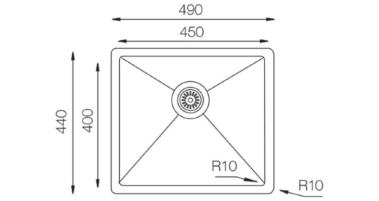TopZero ColorX TNL 450 MATT TITAN мойка матовый титан