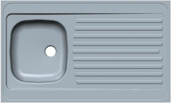 Alveus CLASSIC 70 NAT 1000X600 1X кухонная мойка
