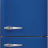 Smeg FAB32RBE5 отдельностоящий двухдверный холодильник стиль 50-х годов 60 см синий No-frost