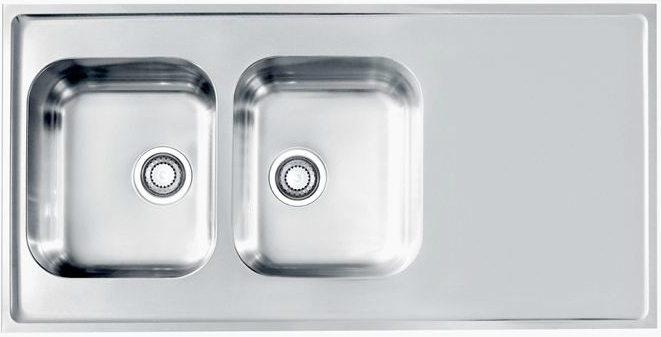 Alveus CLASSIC PRO 100 SAT-90 1200X600 2X кухонная мойка