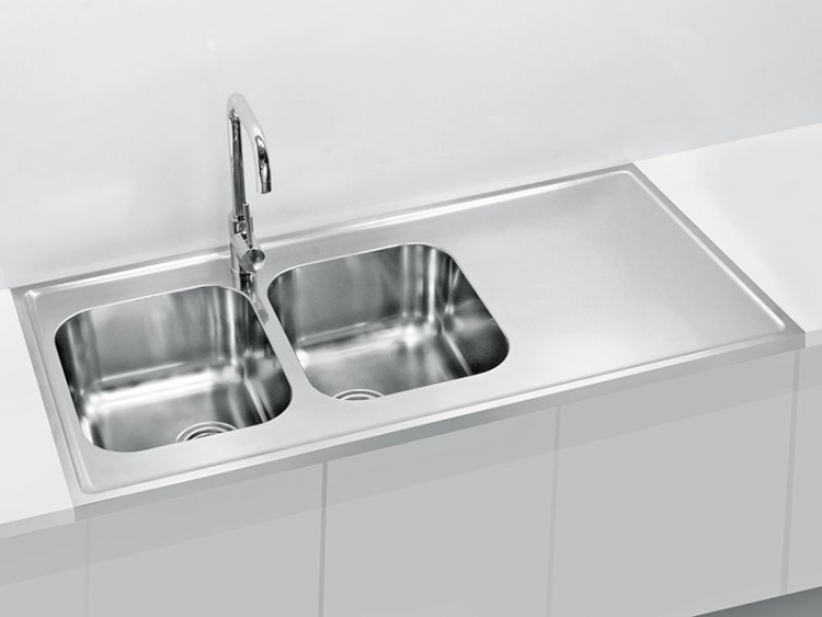 Alveus CLASSIC PRO 100 SAT-90 1200X600 2X кухонная мойка