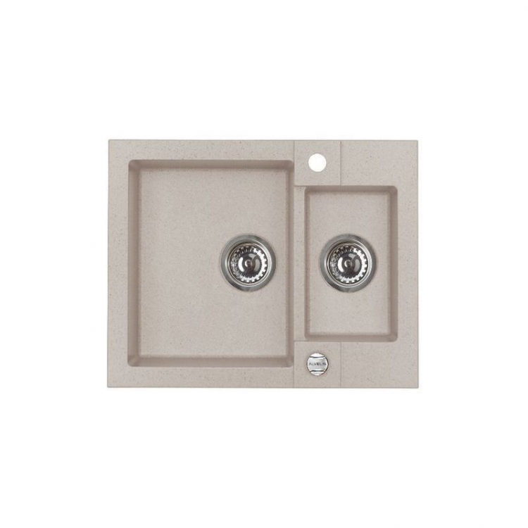 Alveus ROCK 80 GRANITAL TERRA-G22 595x475x160 1+1/2 кухонная мойка