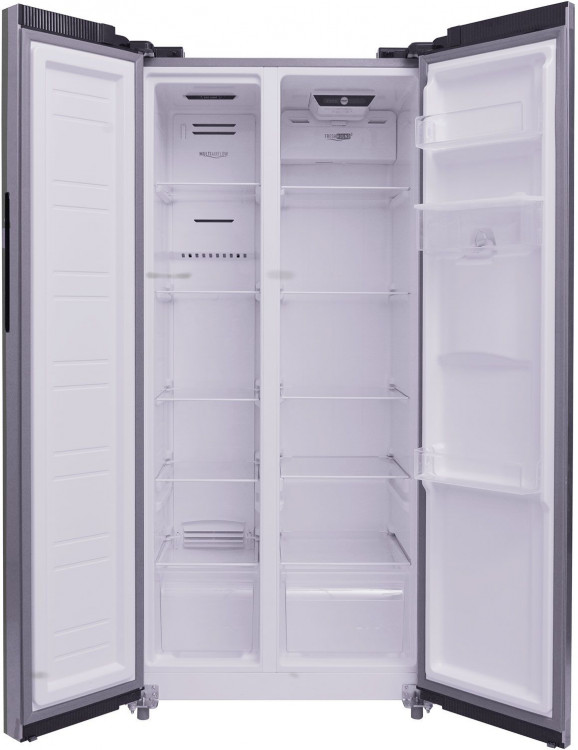 Hyundai CS4086FIX нерж.сталь холодильник Side-by-Side