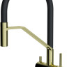 Omoikiri Akeno-LG-BL латунь/светлое золото/черный смеситель Omoikiri Akeno-LG-BL латунь/светлое золото/черный смеситель