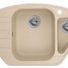 Weissgauff CORNER 890 Eco Granit бежевый мойка