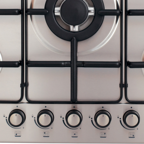 Rainford RBН-2705 FW Inox газовая варочная поверхность 5 комфорок