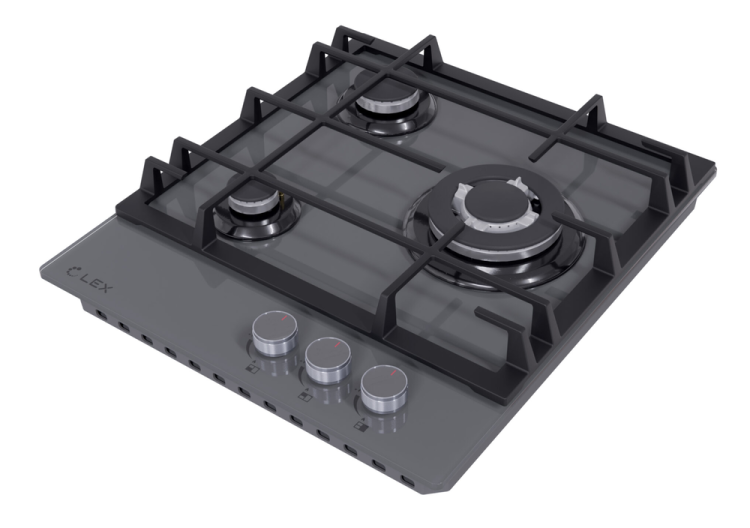 Lex GVG 435 GR  газовая варочная панель