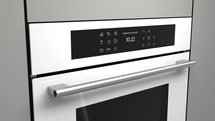 Fulgor FGMO 4508 TEM WH компактный духовой шкаф с функцией свч