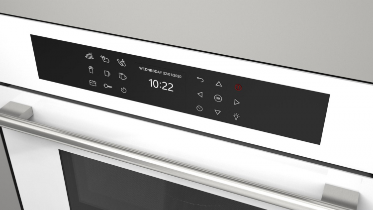 Fulgor FGMO 4508 TEM WH компактный духовой шкаф с функцией свч