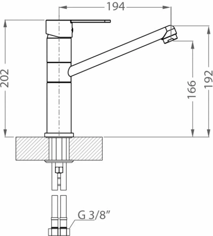 Alveus ZENIT ARCTIC - G11 смеситель