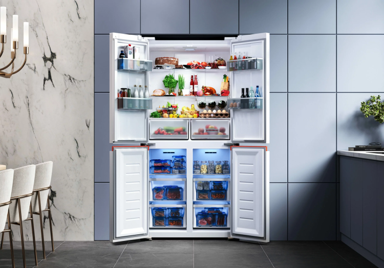 Lex LCD450WOrID холодильник Side by Side