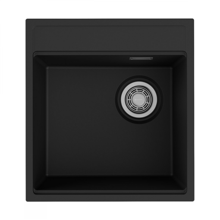 Omoikiri Yoru 47 Side-BL Artgranit/черный мойка