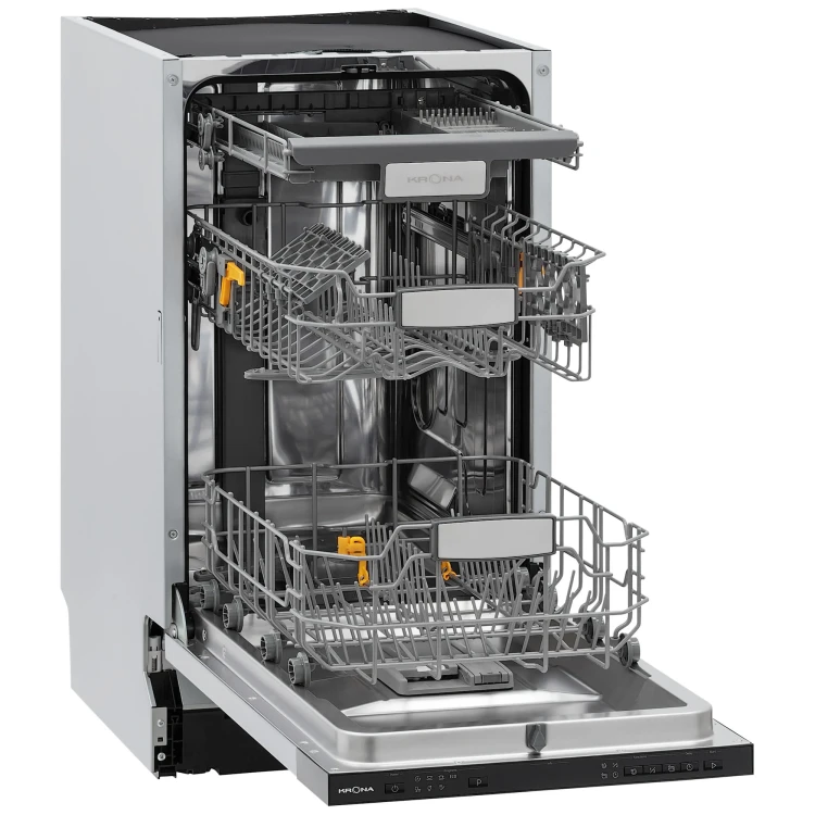 Krona steel KASKATA 45 BI V2 встраиваемая посудомоечная машина