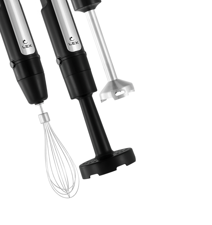 LEX LX 10011-1 блендер ручной черный