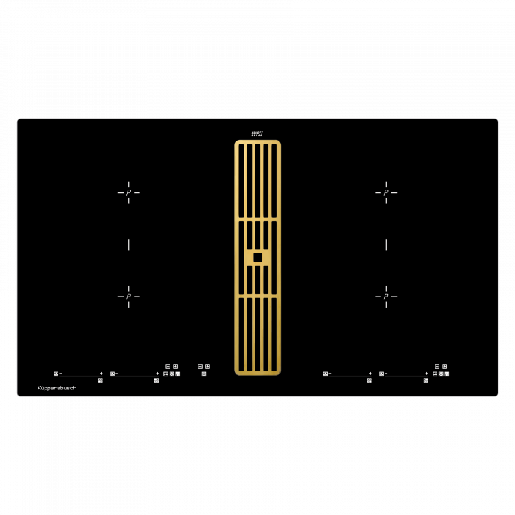 Kuppersbusch KMI 9800.0 SR Gold индукционная варочная панель со встроенной вытяжкой