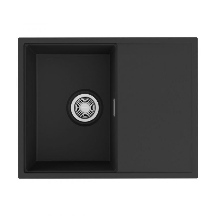 Omoikiri Yoru 64 Side-BL Artgranit/черный мойка
