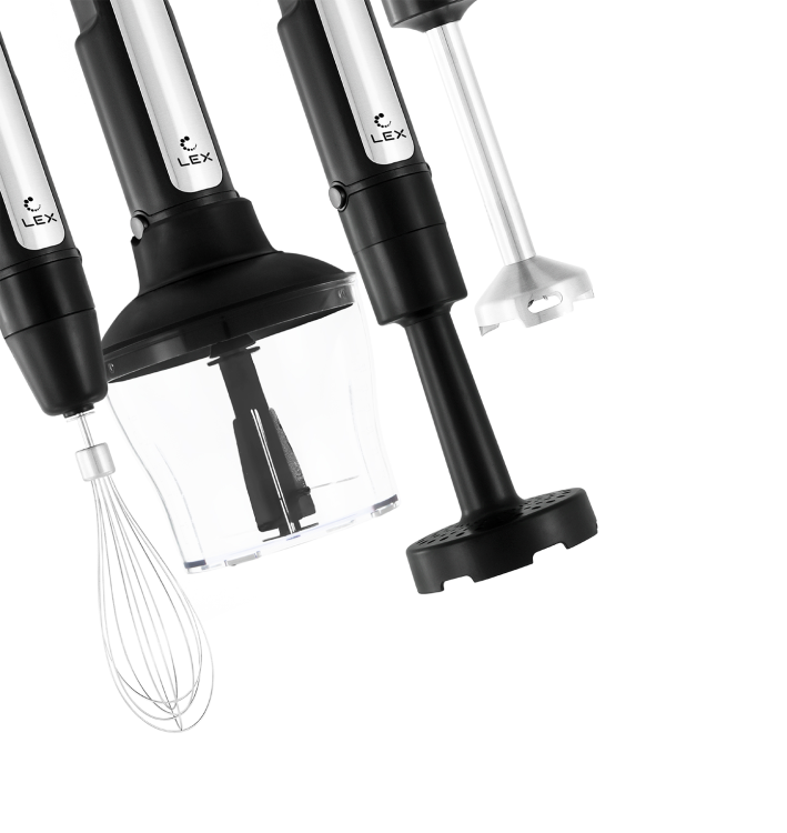 LEX LX 10011-2 блендер ручной черный