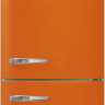 Smeg FAB32ROR5 отдельностоящий двухдверный холодильник стиль 50-х годов 60 см оранжевый No-Frost