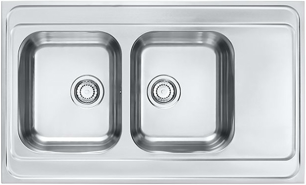 Alveus CLASSIC PRO 80 SAT-90 1000X600 2X L/ I кухонная мойка