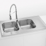 Alveus CLASSIC PRO 80 SAT-90 1000X600 2X L/ I кухонная мойка