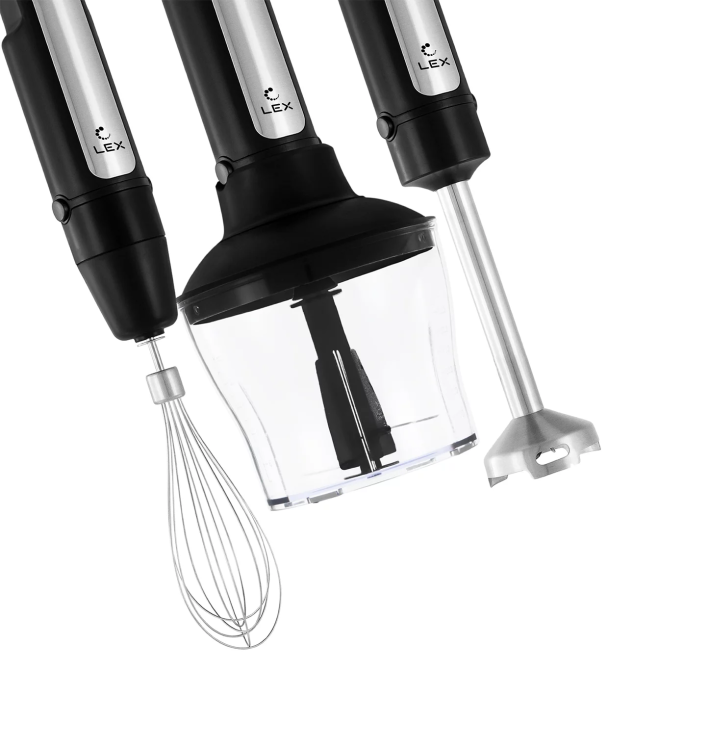 LEX LX 10011-3 блендер ручной черный