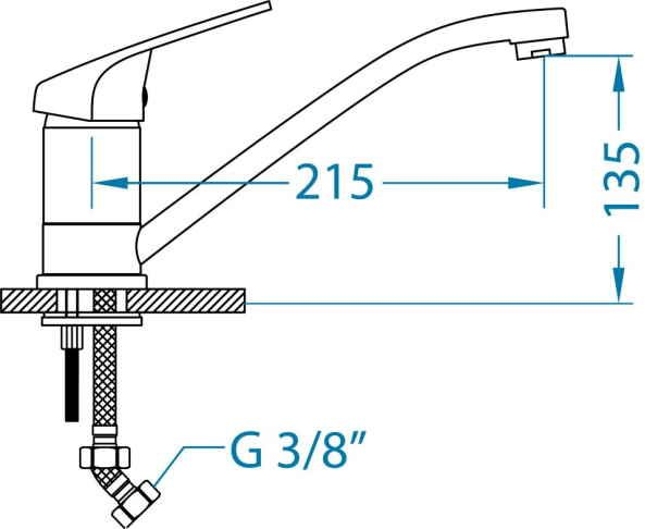 Alveus GM 210 G11 AQ смеситель