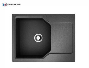 Omoikiri Yonaka 65-BL Artgranit/черный мойка