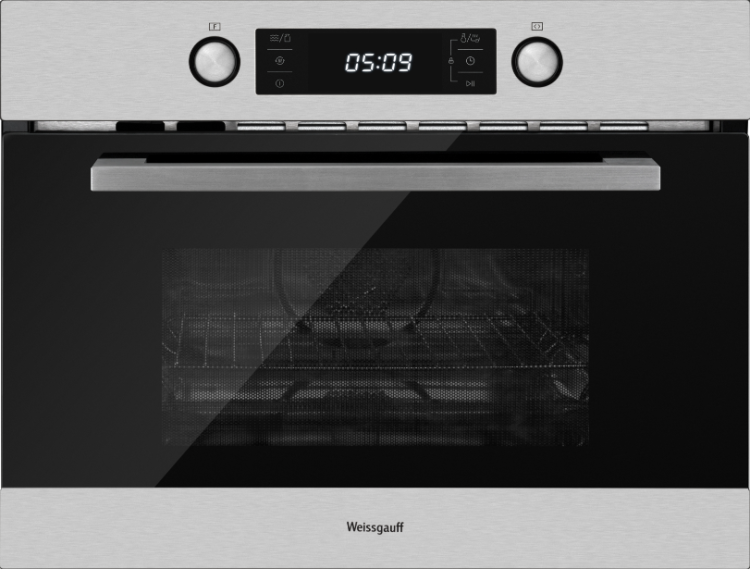 Weissgauf OE 449 PDX компактный духовой шкаф с СВЧ