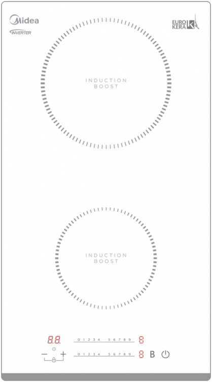Midea MIH32730FW индукционная варочная панель