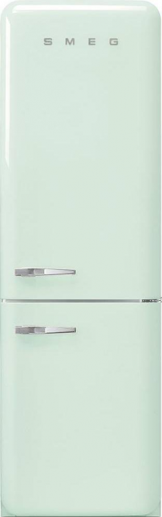 Smeg FAB32RPG5 отдельностоящий двухдверный холодильник стиль 50-х годов 60 см светло-зеленый